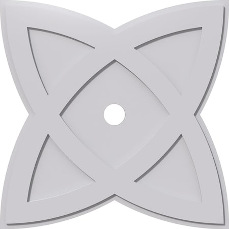 Ekena Millwork Cosmo Architectural Grade PVC Contemporary Ceiling Medallion, 32"OD x 3"ID x 12"C x 1"P CMP32CM-03000